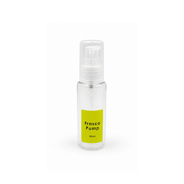 Frasco Pump Transparente 80ml