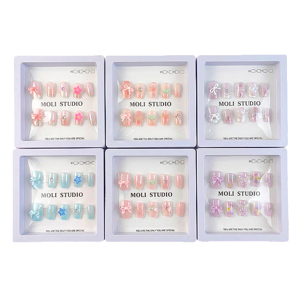 Kit Unha Postiça Moli Studio Tamanho P