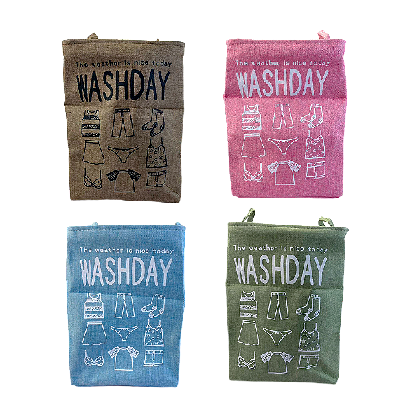 Cesto Organizador Washday Colors com Alça