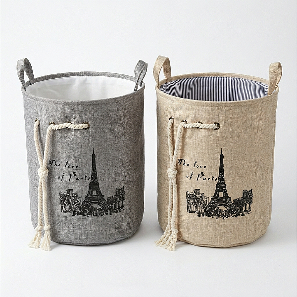 Cesto Organizador Estampa Paris com Alça