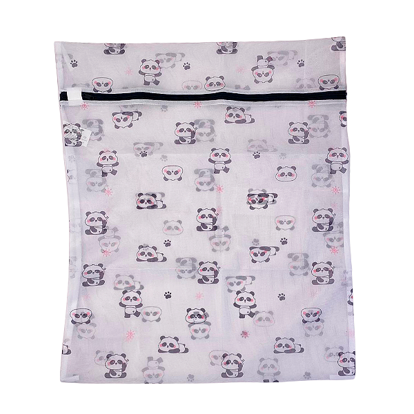 Protetor Para Lavar Roupa Estampa Panda 50 X 60 Cm