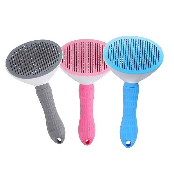 Escova Rasquiadeira Autolimpantes para PET