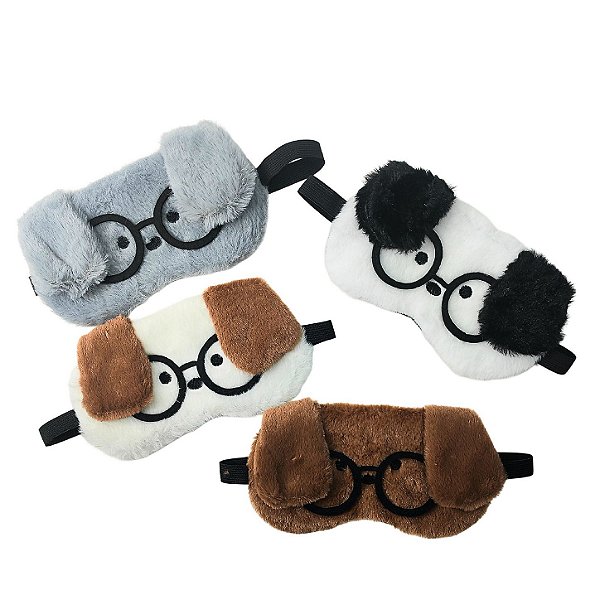 Máscara para Dormir Cachorrinhos de óculos - Allmini