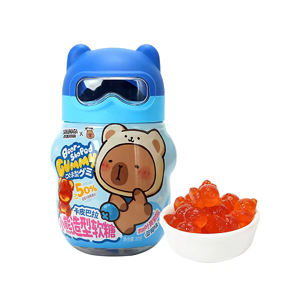 Balas de Goma com Garrafa de Urso 80g