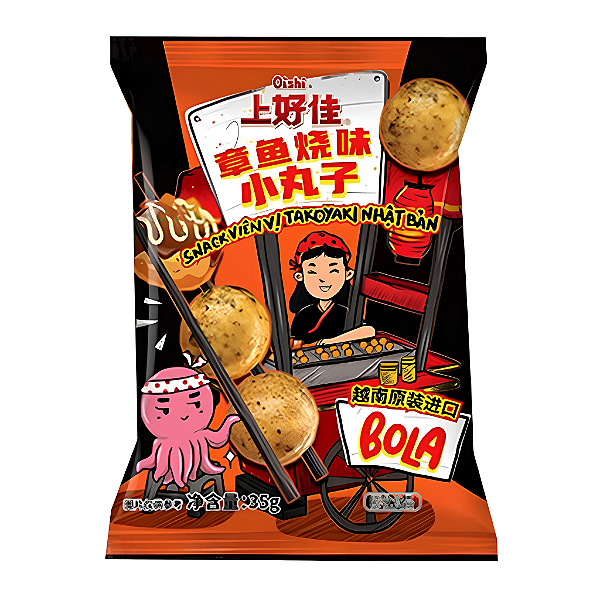Salgadinho Snack Bola Oishi Sabor Takoyaki 35g