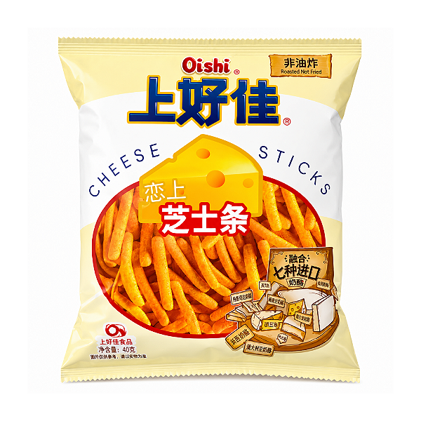 Salgadinho Oishi Cheese Sticks Sabor Queijo 40g