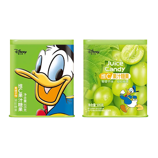 Bala em Lata Disney Pato Donald Uva Verde 105g