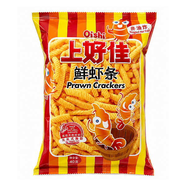 Salgadinho Oishi Prawn Crackers Sabor Camarão 40g