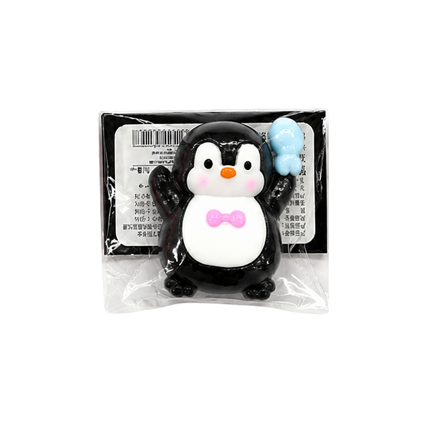 Squishy Antiestresse Pinguim com Gravata Borboleta