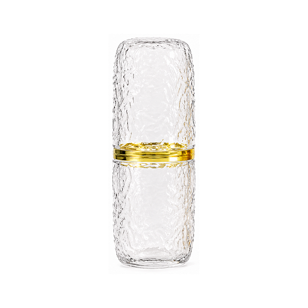 Porta Escova Premium Cristal Texturizada - Allmini