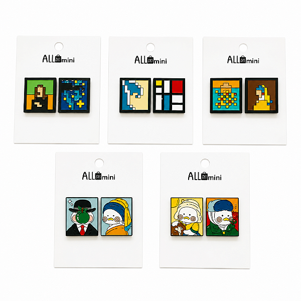 Imã de Geladeira Quadros de Arte