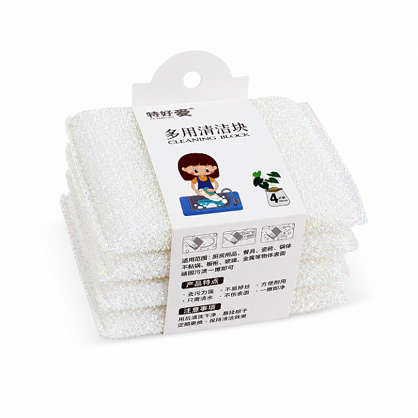 Kit Esponja de Limpeza para Louças – 4 Unidades