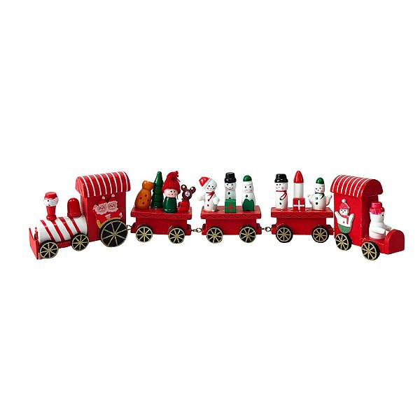 Ornamento de Trem de Natal Expresso Noel da Alegria