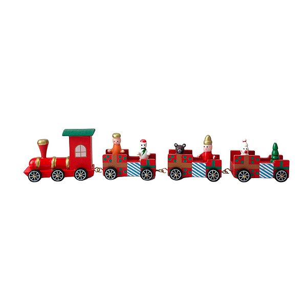 Ornamento de Trem de Natal Expresso Presentes de Natal