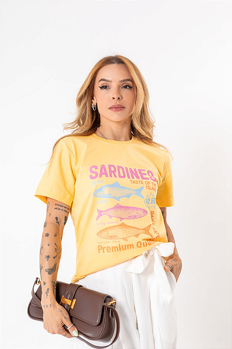 Tshirt Sardines Taste Of The Island