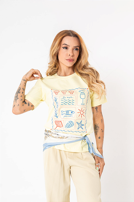 Tshirt Conchinhas Apero La Mer Poisson