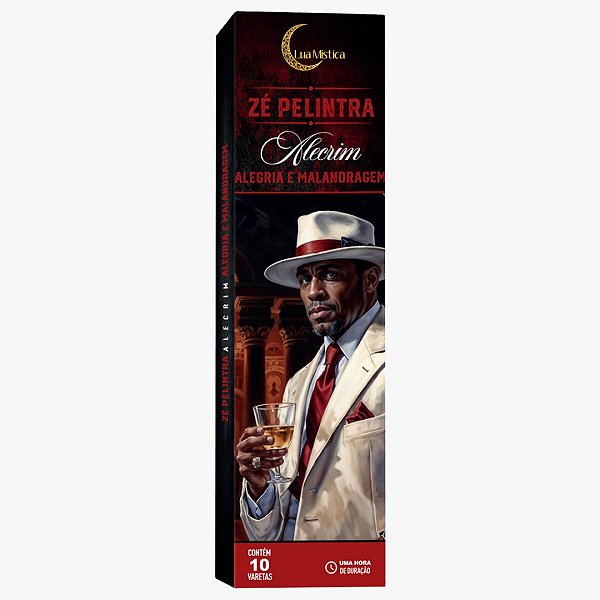 Incenso Natural Zé Pelintra 0% Carvão Cxs C 10 Varetas