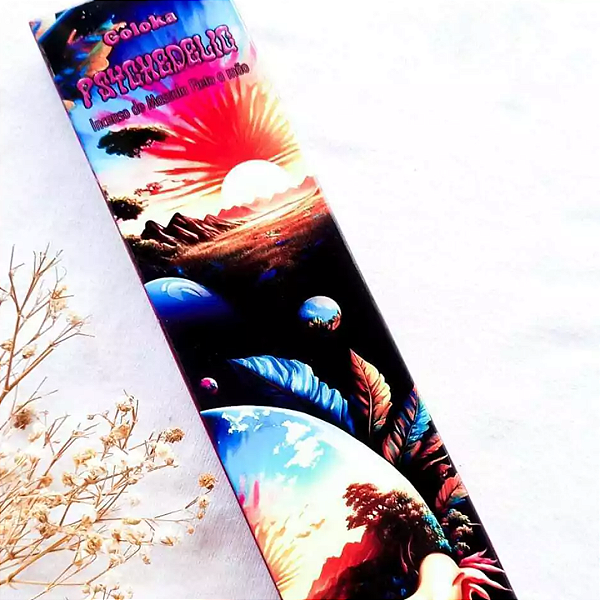 Incenso Massala Framboesa Psicodeli Indiano Goloka Cx 15g