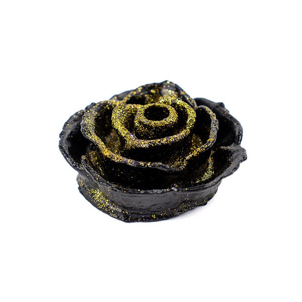 Ofertório Pomba Gira Rosa Negra Umbanda 5 cm Resina