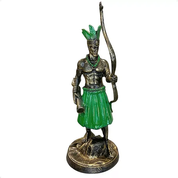 Oxóssi 4 (D) 27 cm - Resina - Umbanda Candomble