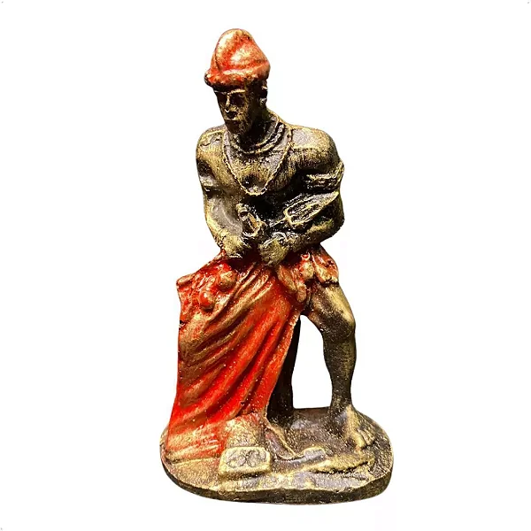 Mini Exu (D) 10 cm - Resina - Umbanda Candomble