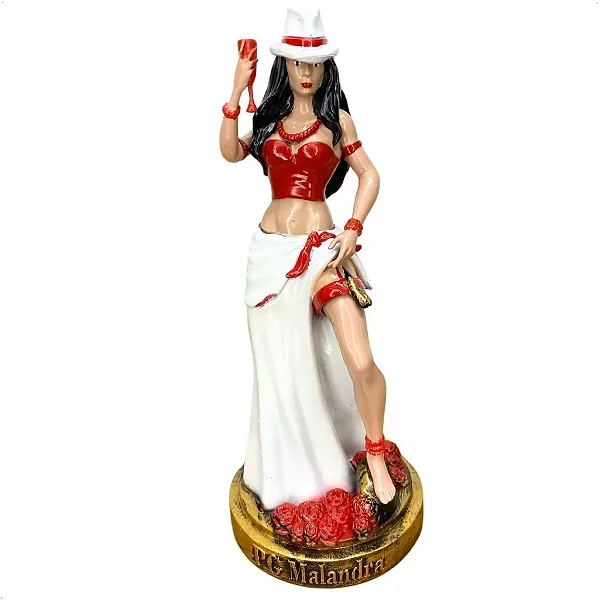 Maria Navalha Saia (B) (R) - Resina - Umbanda Candomble