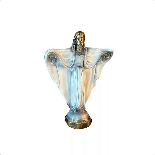 Oxalá 21 cm - Gesso - Umbanda Candomble