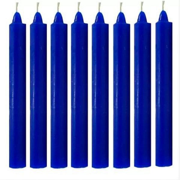 Vela Palito Azul Escura Unitária
