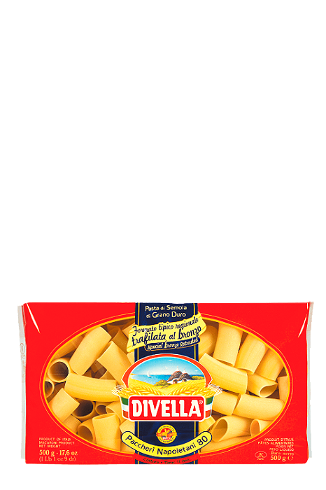 Massa Paccheri Italiano Divella 500G