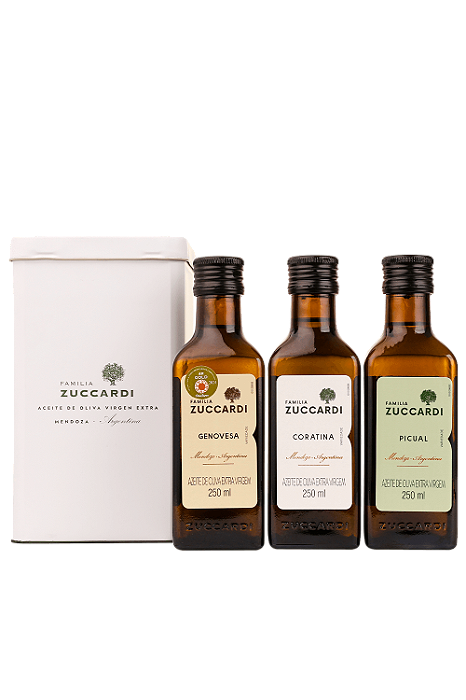 Kit Trio Azeites Família Zuccardi - Lata Branca