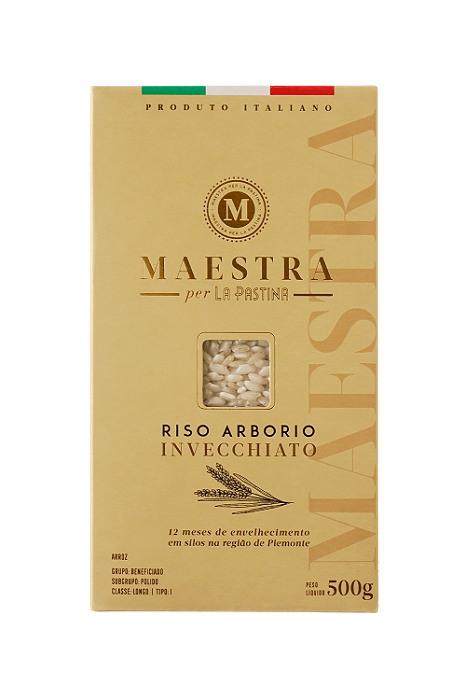 Arroz Arborio Italiano Envelhecido 500g Maestra Per La Pastina