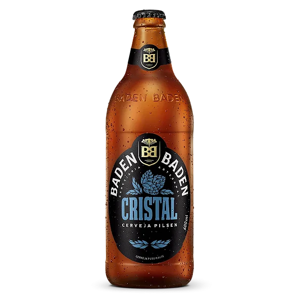 Cerveja Pilsen Puro Malte Cristal Baden Baden Garrafa 600ml