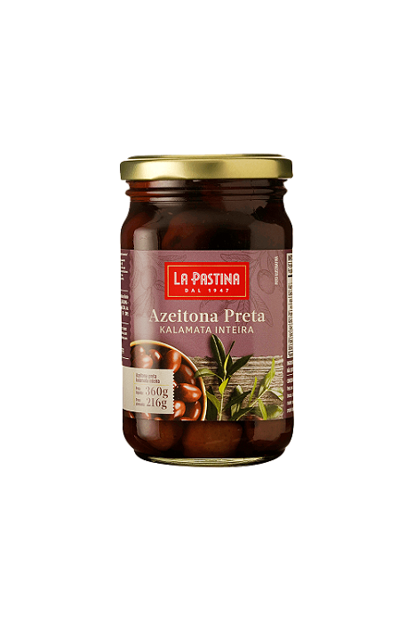 Azeitona Preta Inteira La Pastina 360 g