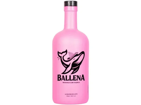 Licor Ballena Morango com Tequila 750 ml