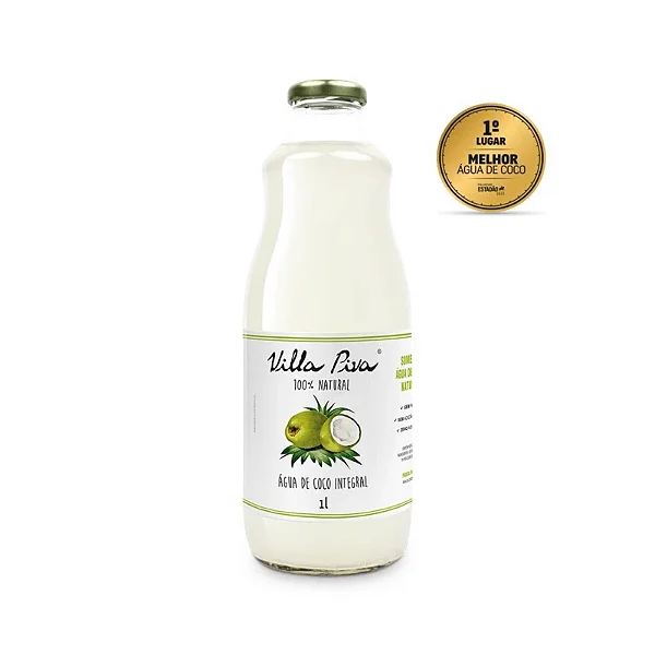Água de Coco Integral 1 litro Villa Piva