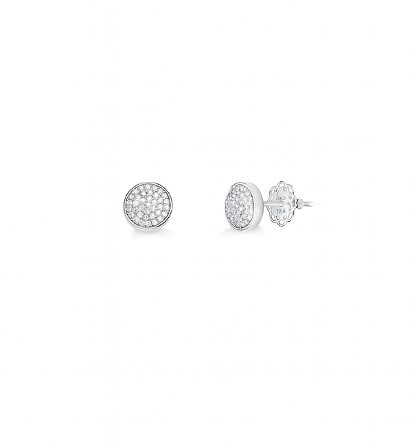 BRINCO PAVÊ CIRCULO OURO 18K COM DIAMANTES