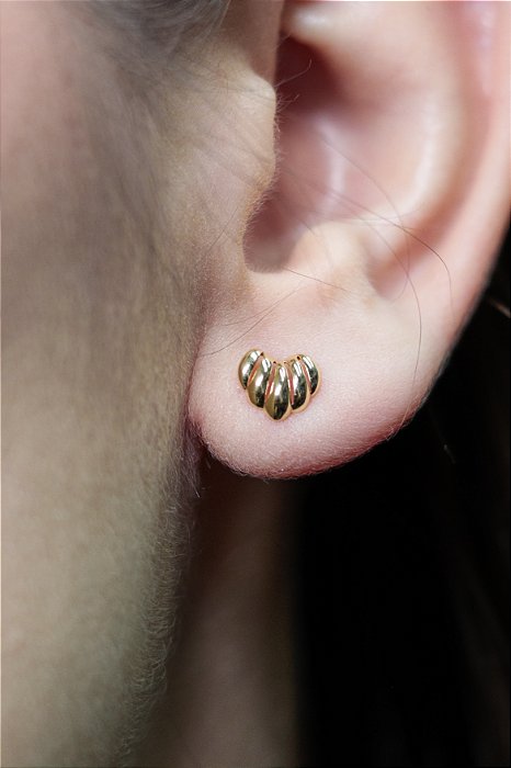 BRINCO CORAÇÃO OURO 18K