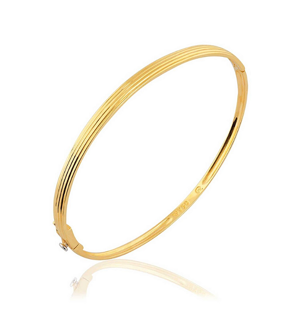 PULSEIRA ALGEMA CALENA EM OURO 18K