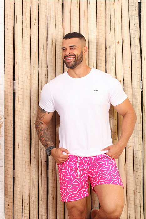 Bermuda Masculina - ROSA PINK