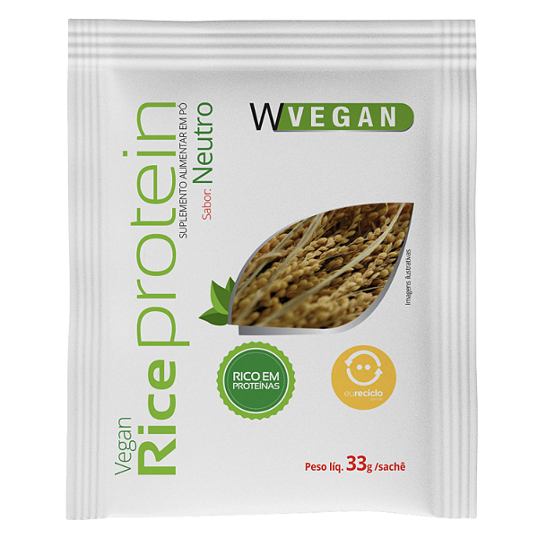 Proteína Vegetal Sachê Sabor Neutro 33g WVegan