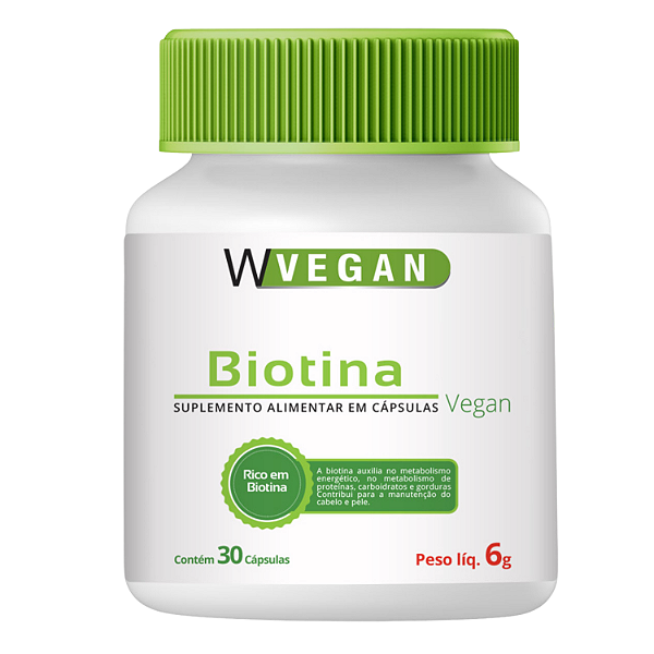 Biotina 30 Cápsulas WVegan