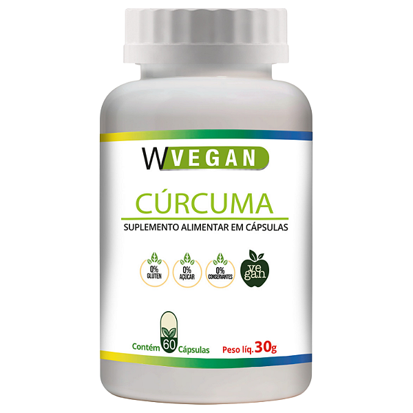 Cúrcuma 60 Cápsulas (Curcumina) WVegan