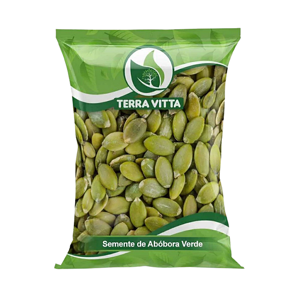 Semente de Abóbora Crua sem Casca 500g