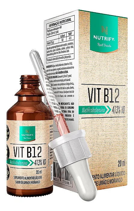 Kit com duas Vitaminas B12 em Gotas 20ml