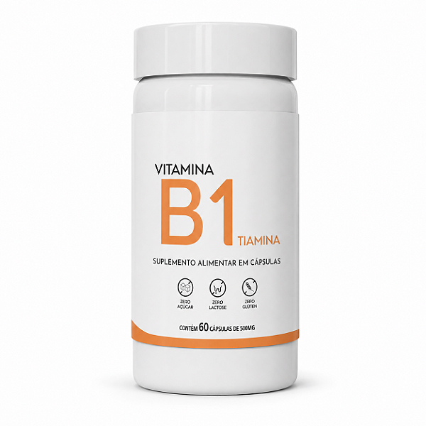Vitamina B1 Tiamina 500mg 60 Capsulas