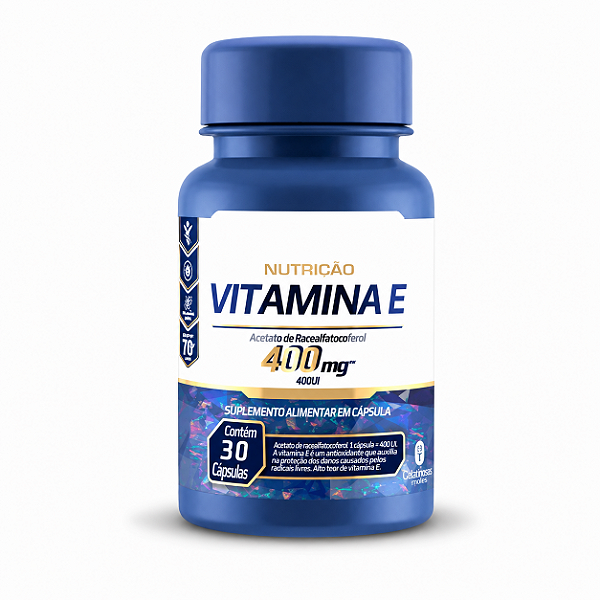 Vitamina E 400mg - 30 Cápsulas Gelatinosas