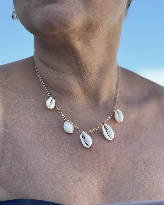 Colar Cartier Búzios banhado em ouro 18k