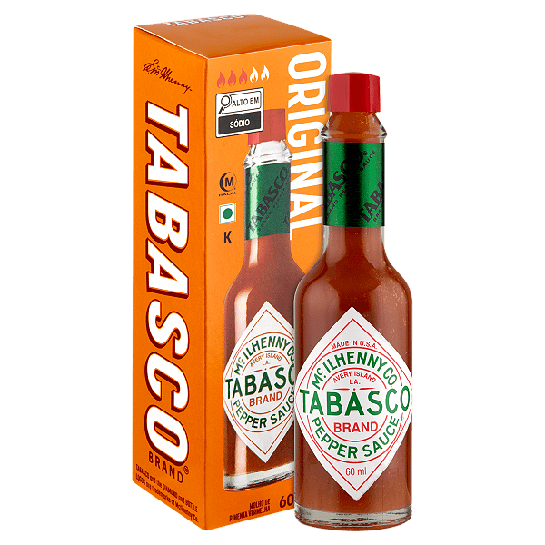 Molho de Pimenta Vermelha Original – 60ml – Tabasco