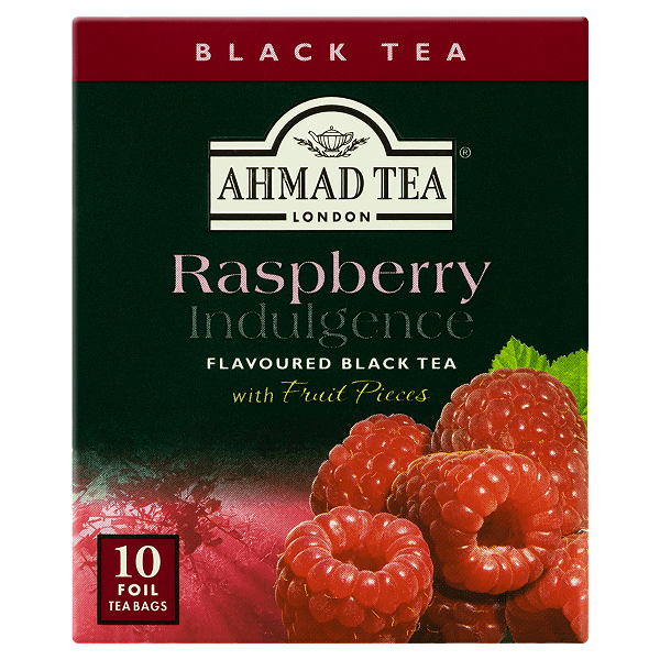 Chá Preto Raspberry Indulgence - 10 Sachês - Ahmad Tea