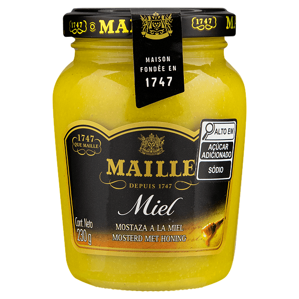 Mostarda Francesa Dijon com Mel - 230g - Maille